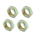 Allstar 0.63 in. 18 Left Hand Steel Jam Nuts, 4PK ALL18261